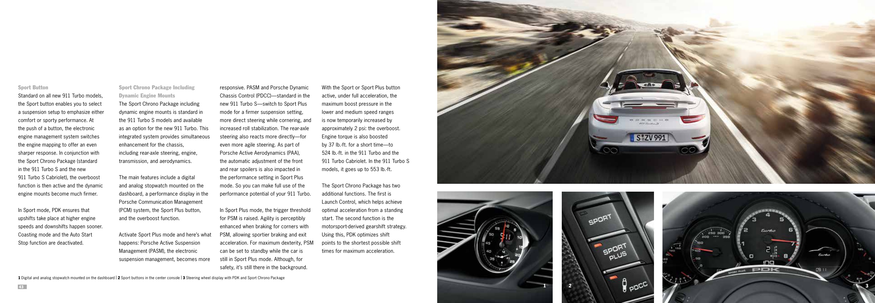 2014 Porsche 911 Turbo Brochure Page 18